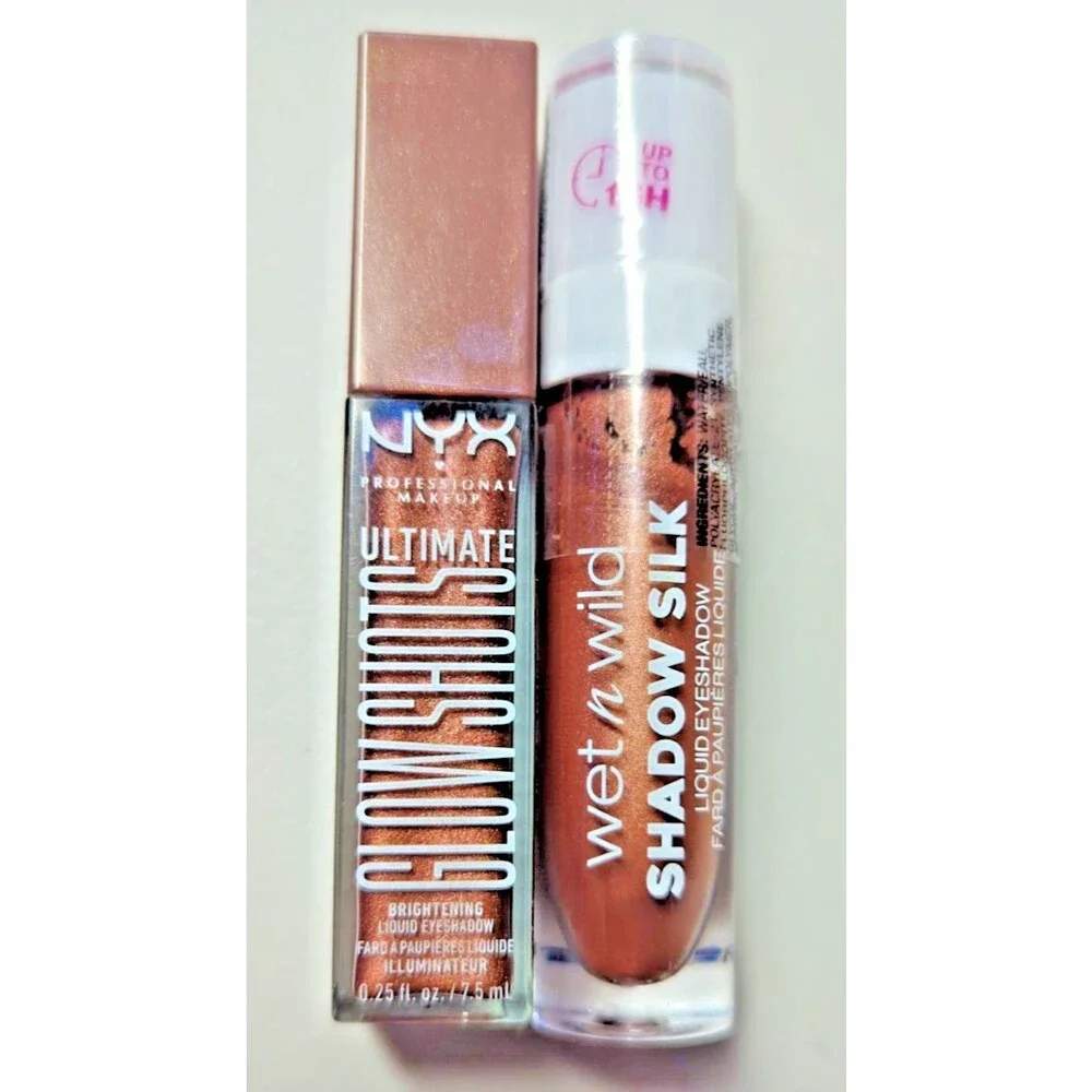 NYX Professional Makeup Butter Gloss & Wet n Wild Shadow Silk Liquid Eyeshadow